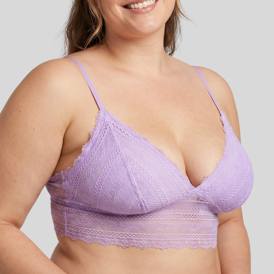 bralette encaje sin aros y relleno, caia de dorina.