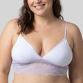packx2 bralette encaje sin aro y relleno, crystal de dorina.