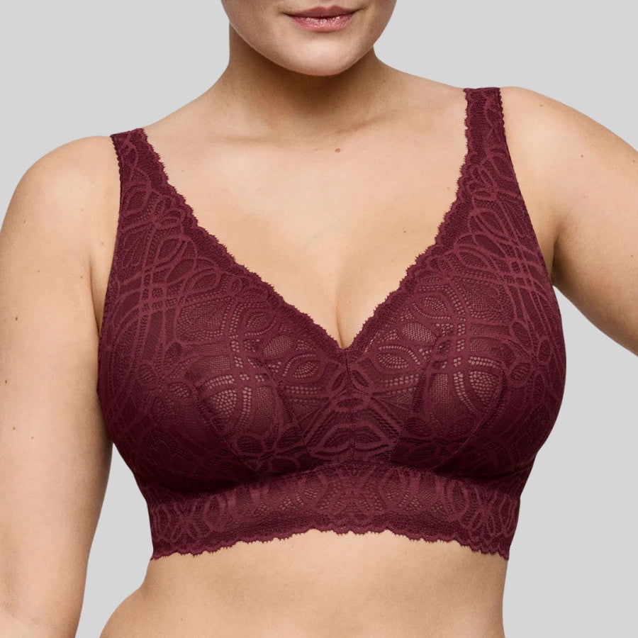 Bralette Reductor Sin Aros de Encaje, Salerno de PrimaDonna.