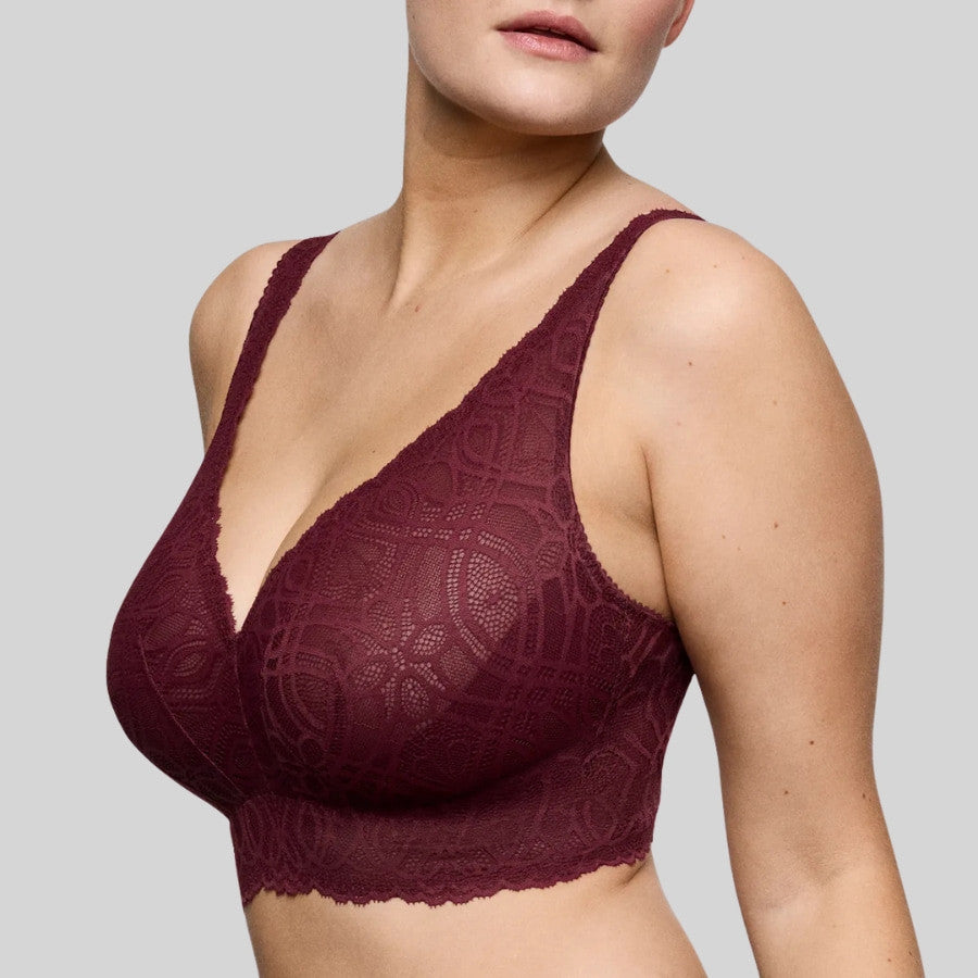 Bralette Reductor Sin Aros de Encaje, Salerno de PrimaDonna.