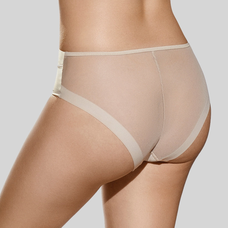 braga alta efecto vientre plano-tanga, violeta de selene.