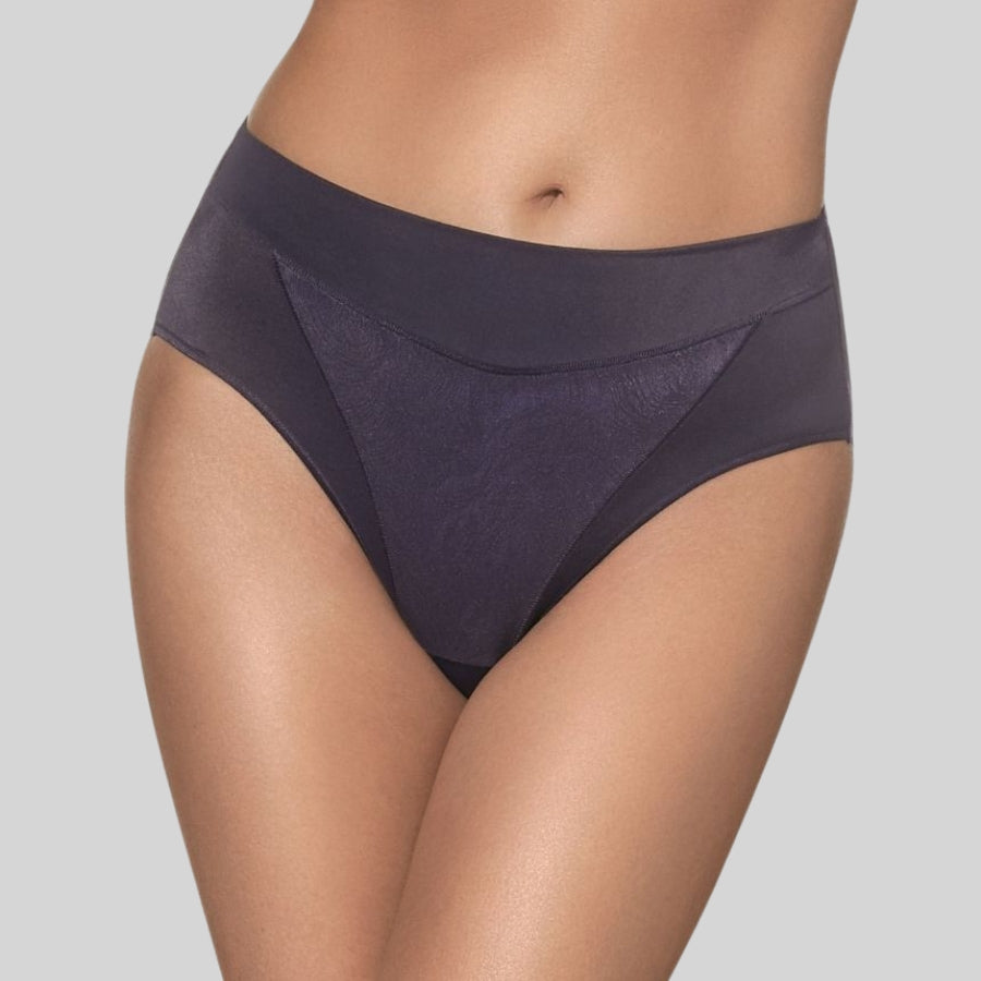 braga alta efecto vientre plano-tanga, violeta de selene.