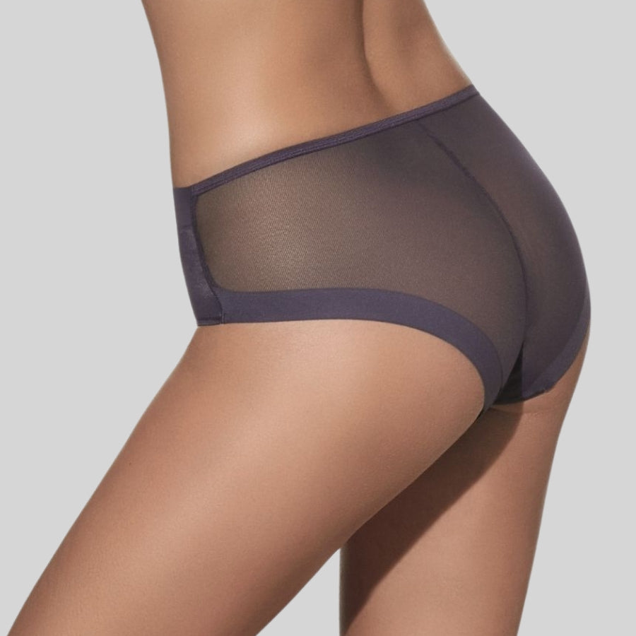 braga alta efecto vientre plano-tanga, violeta de selene.