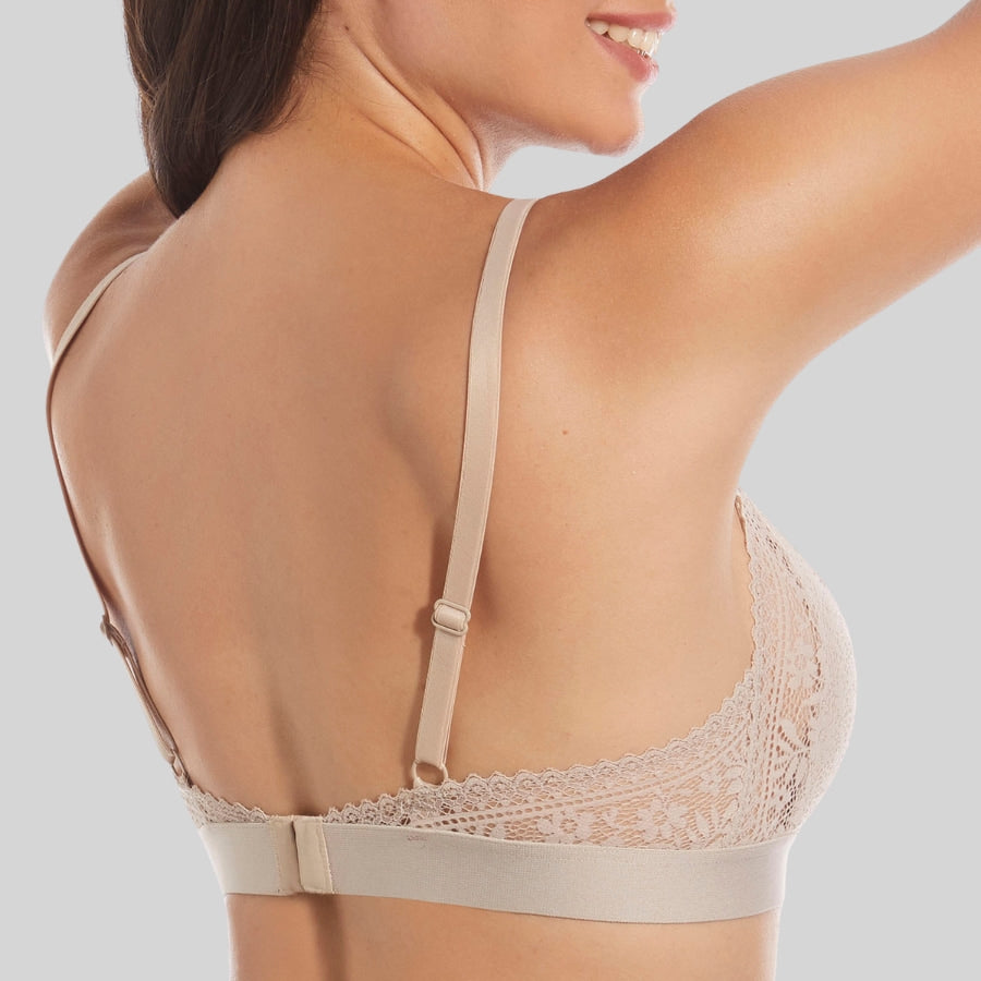 sujetador bralette, sin aro y relleno fino, marcela de selene.