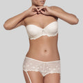 conjunto novia sujetador push up y culotte, grace de selene.