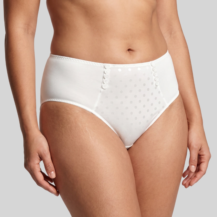 braguita de talle alto, estampado lunares, airita de anita.