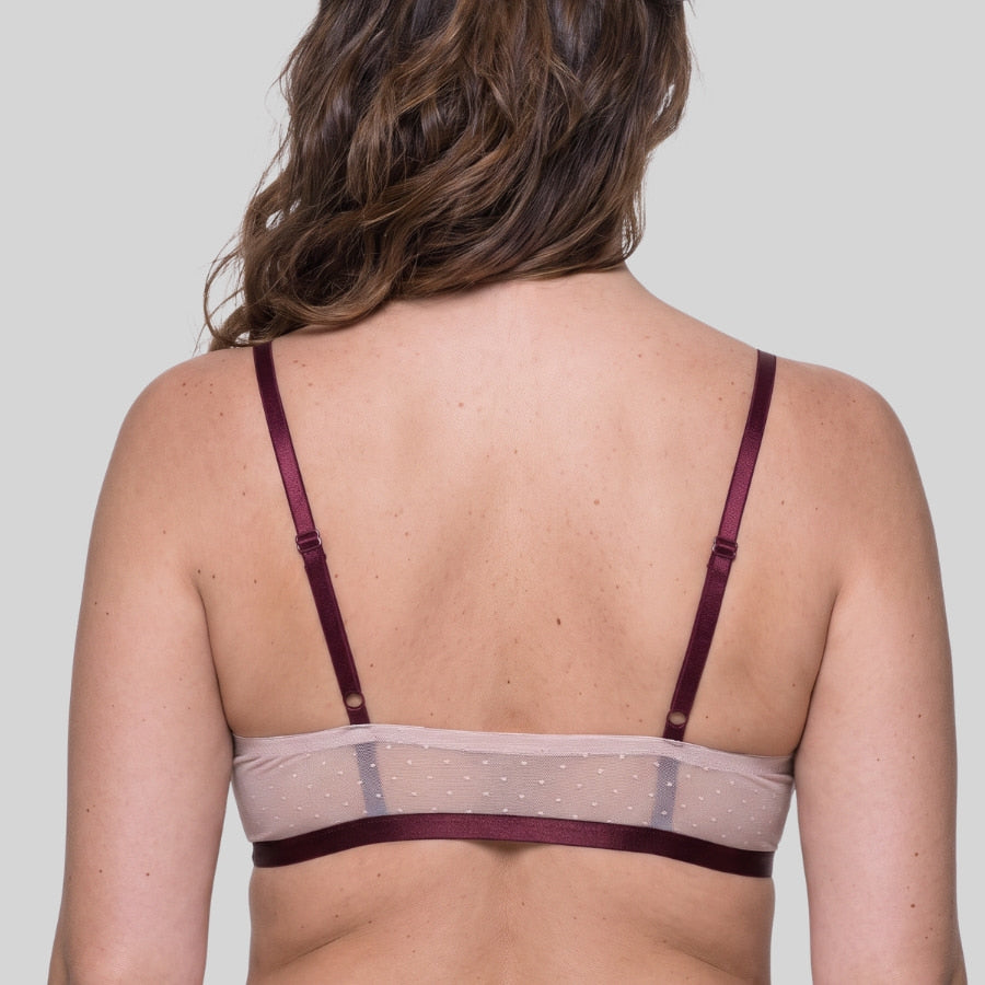 Bralette abrochado delante sin aros, hiya de dorina.