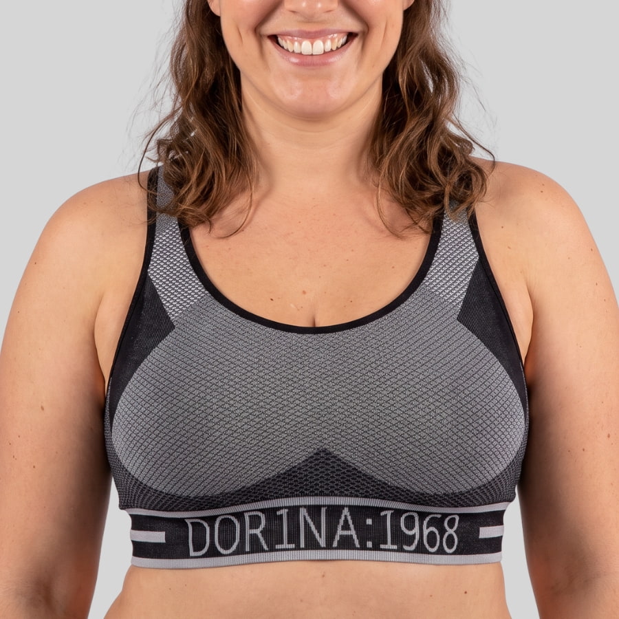 sujetador deportivo sin aros y relleno, incline de dorina.