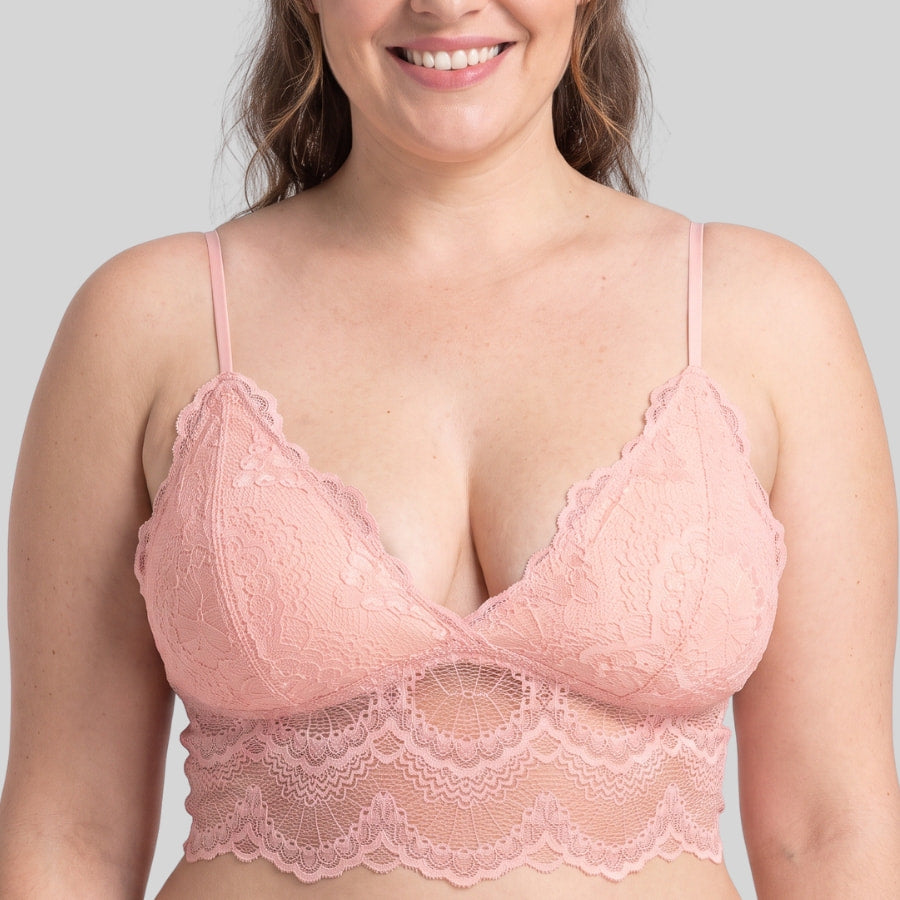 packx2 bralettes encaje sin aros y relleno, mia de dorina.