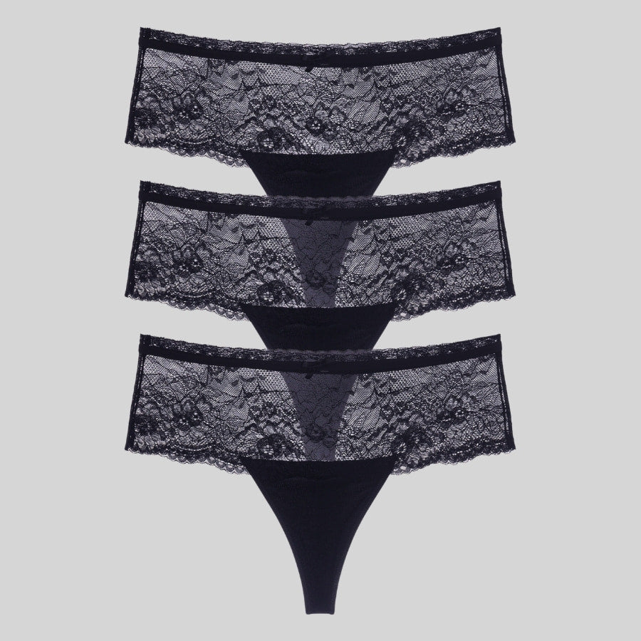 packx3 braguitas corte tanga, nina de dorina.