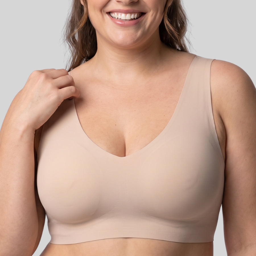 top sin costuras, sin aros, relleno fino extraible, airlite, dorina.