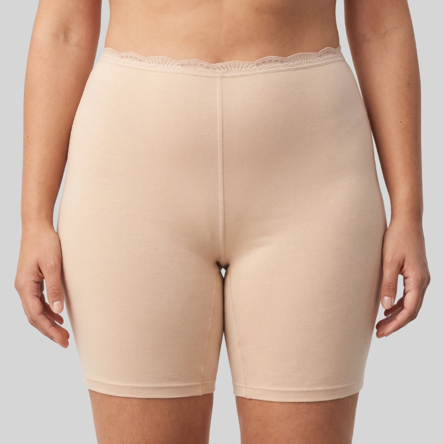 culotte antirroce en algodón y encaje de ysabel mora.