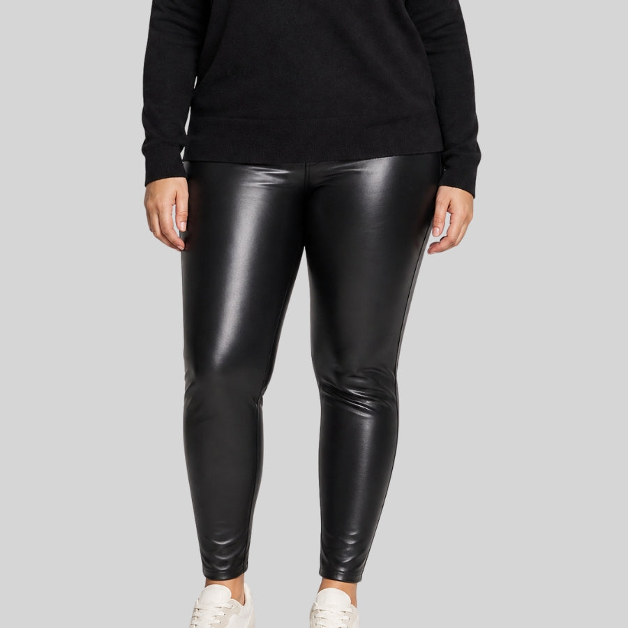 leggings térmicos afelpados, efecto piel de ysabel mora.