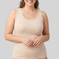 camiseta interior con tirante ancho algodón de ysabel mora.