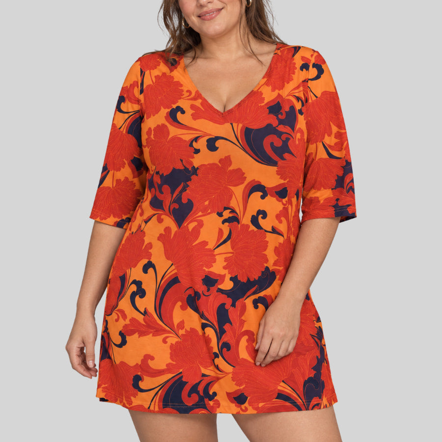 kaftan de playa estampado, promise.