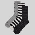 Packx3 Calcetines estampados de ysabel mora.