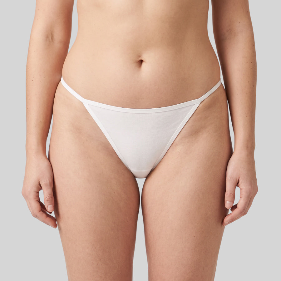 Braguita de corte mini tanga de algodón suave de ysabel mora.