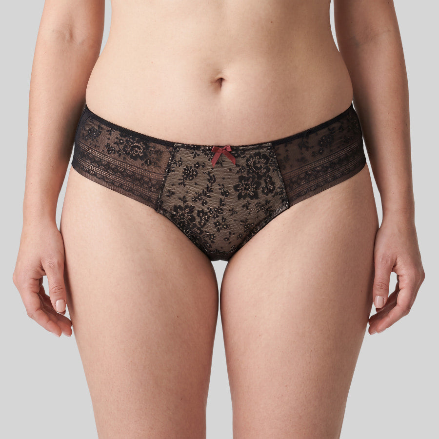 Braguita de corte midi encaje, fleur de rosa faia.
