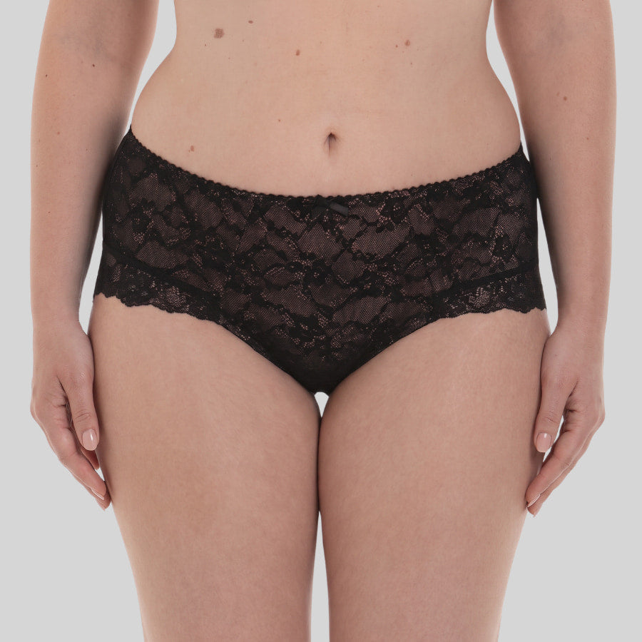 Spitzen-Slip mit hoher Taille, Bobette von Rosa Faia.