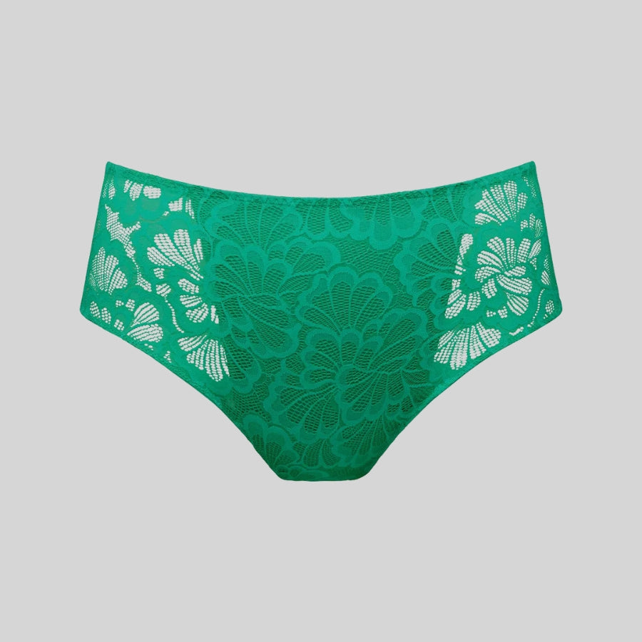 Braga talle alto encaje, mocuto de primadonna twist.