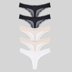 packx5 braguitas corte tanga, essential microfibra de dorina.