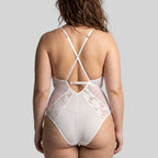body super escotado encaje, sin aros, lilias, dorina.