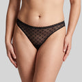 Braga corte tanga de encaje floral, floret de janira.