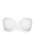 Strapless balconette bra, underwired and padded, Jane, Marie Jo. Bridal special.